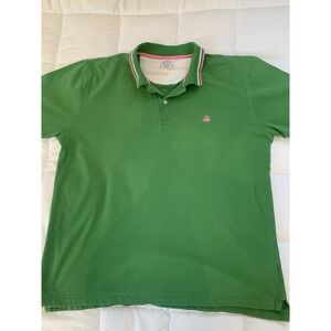 Brooks‎ Brothers Polo Shirt Mens XL Performance 1818 Slim Fit Green Pima Cotton